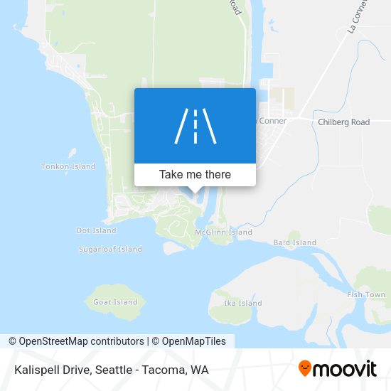 Kalispell Drive map