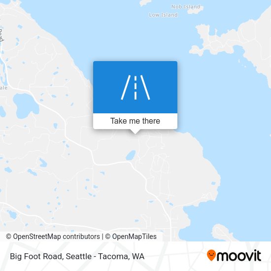 Mapa de Big Foot Road