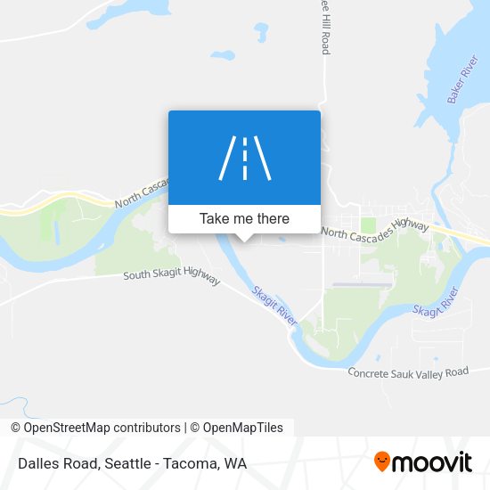 Mapa de Dalles Road
