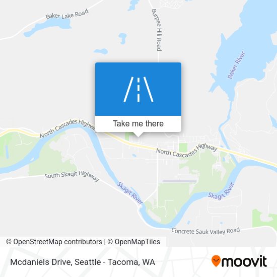 Mcdaniels Drive map