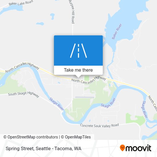 Spring Street map
