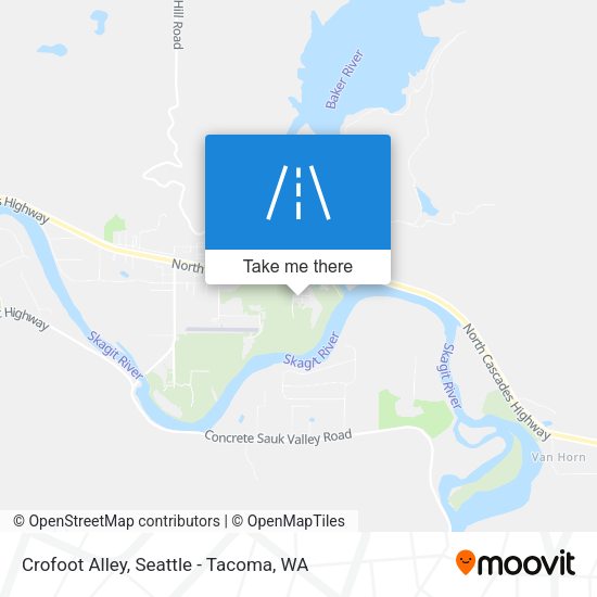Crofoot Alley map