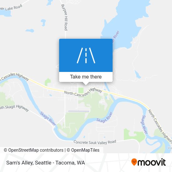 Sam's Alley map