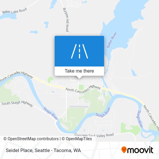 Mapa de Seidel Place