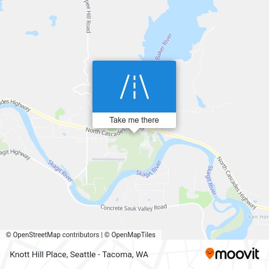 Knott Hill Place map