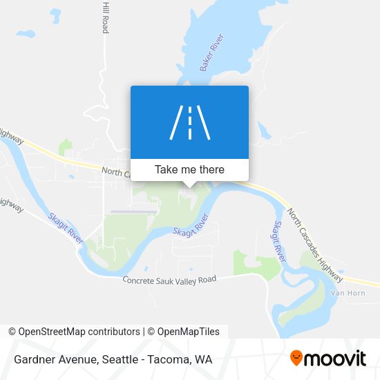 Gardner Avenue map