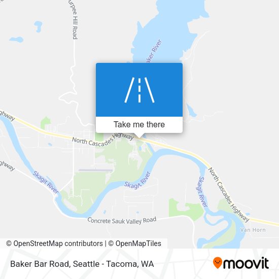Mapa de Baker Bar Road