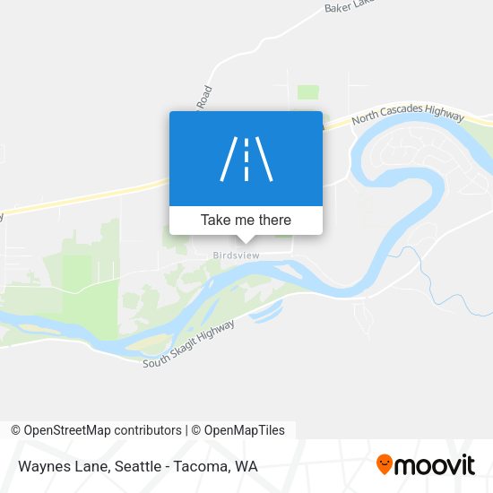 Waynes Lane map