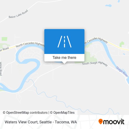 Waters View Court map