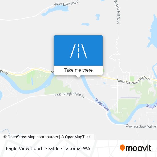Mapa de Eagle View Court