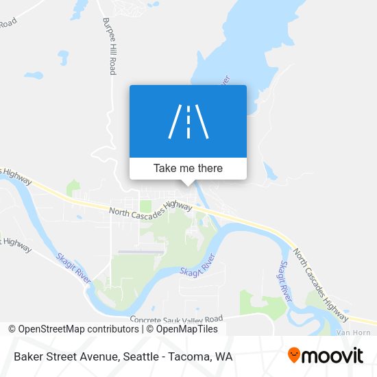Baker Street Avenue map