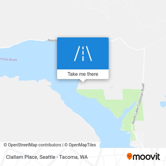 Clallam Place map