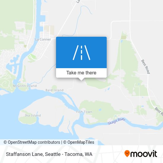 Staffanson Lane map
