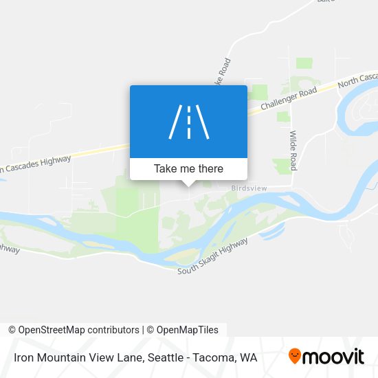 Iron Mountain View Lane map