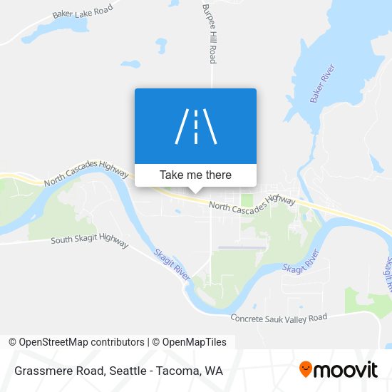 Grassmere Road map