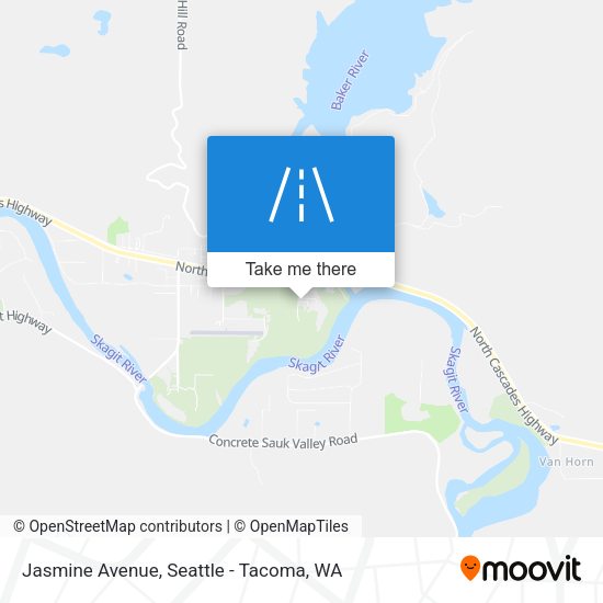 Jasmine Avenue map