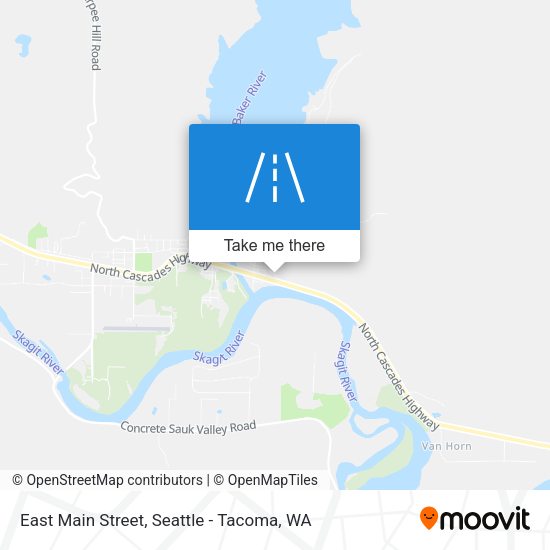 Mapa de East Main Street