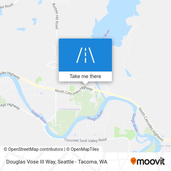 Mapa de Douglas Vose III Way