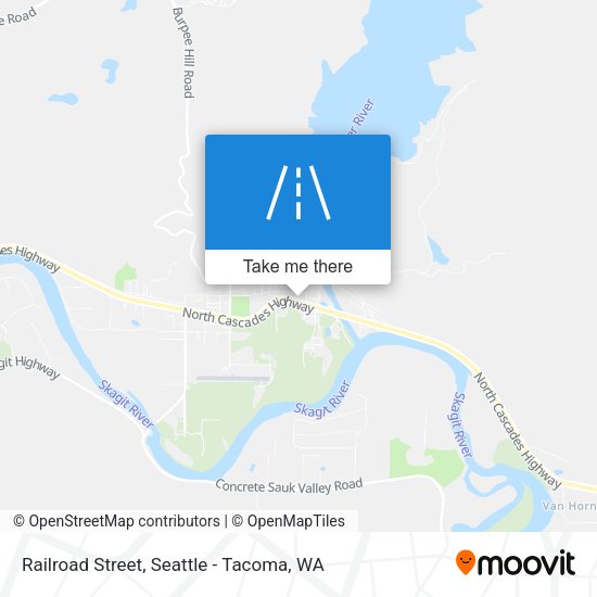 Railroad Street map