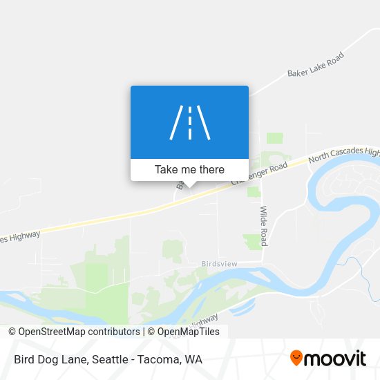Bird Dog Lane map