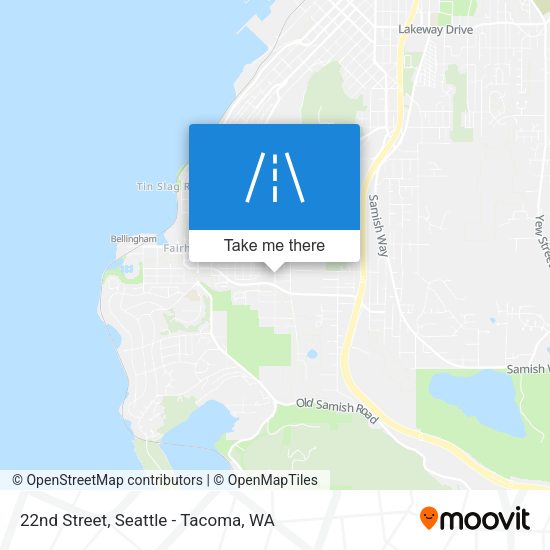 Mapa de 22nd Street