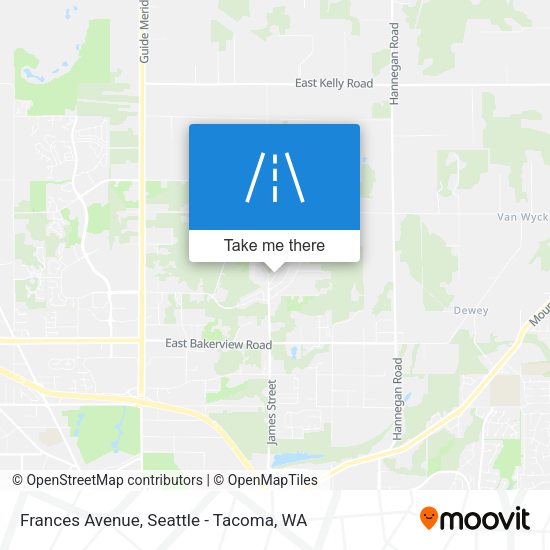 Mapa de Frances Avenue
