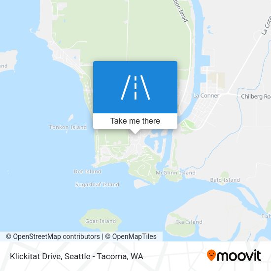 Mapa de Klickitat Drive