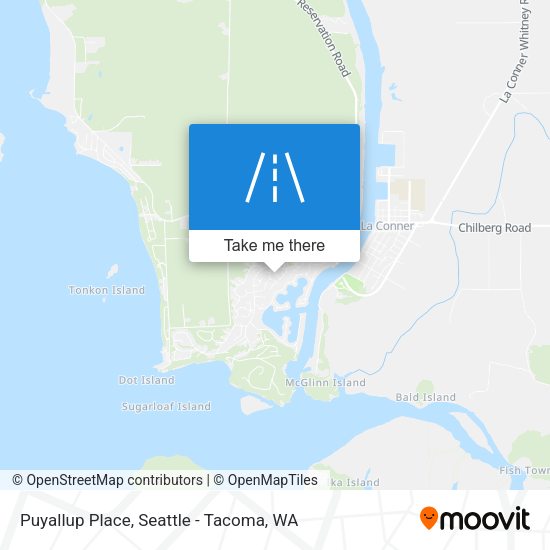 Mapa de Puyallup Place