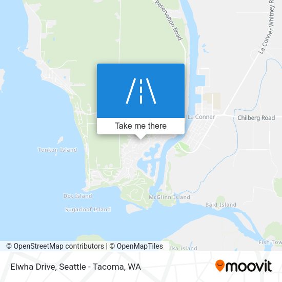 Elwha Drive map