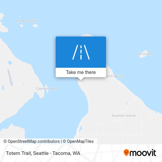 Totem Trail map