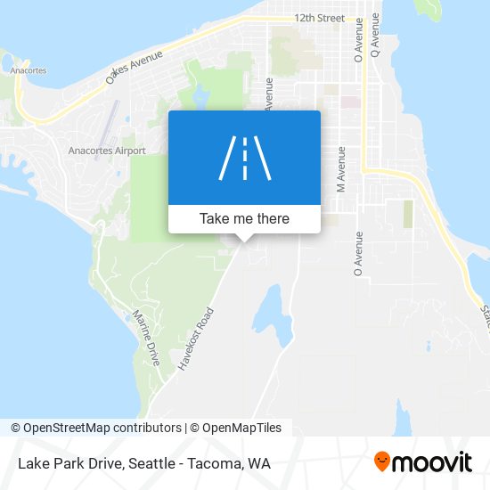 Lake Park Drive map