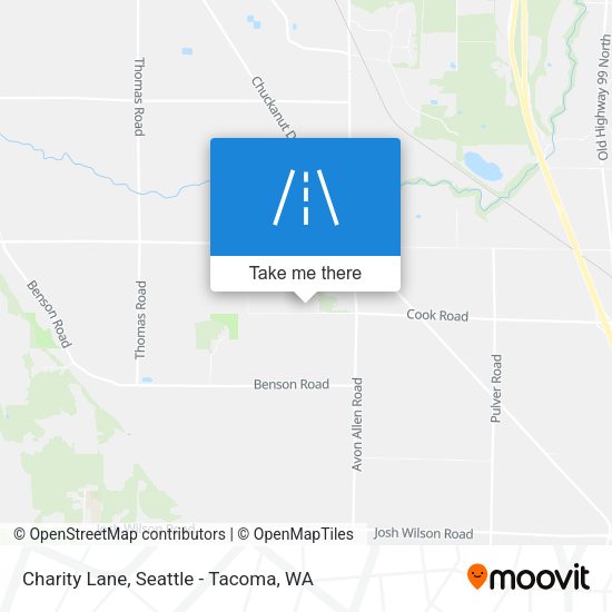 Charity Lane map