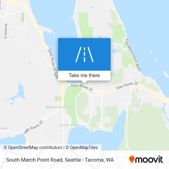South March Point Road map