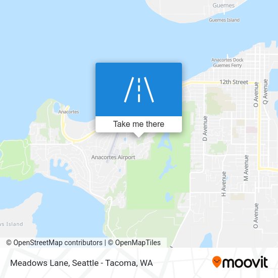 Mapa de Meadows Lane