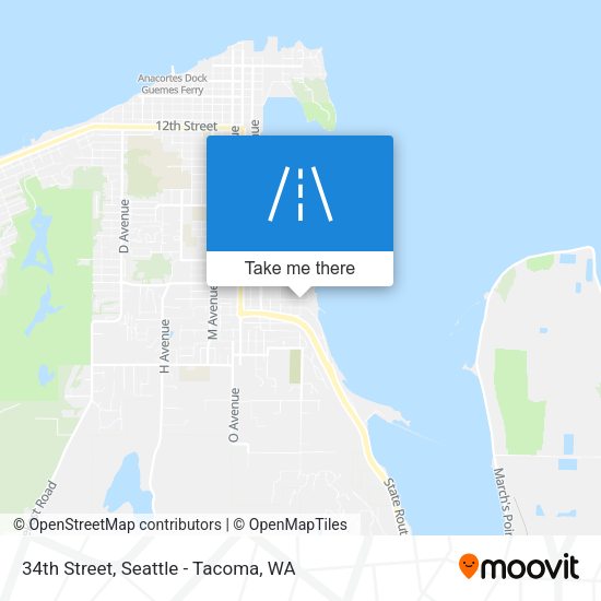 34th Street map