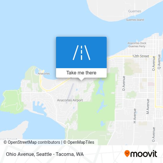 Ohio Avenue map