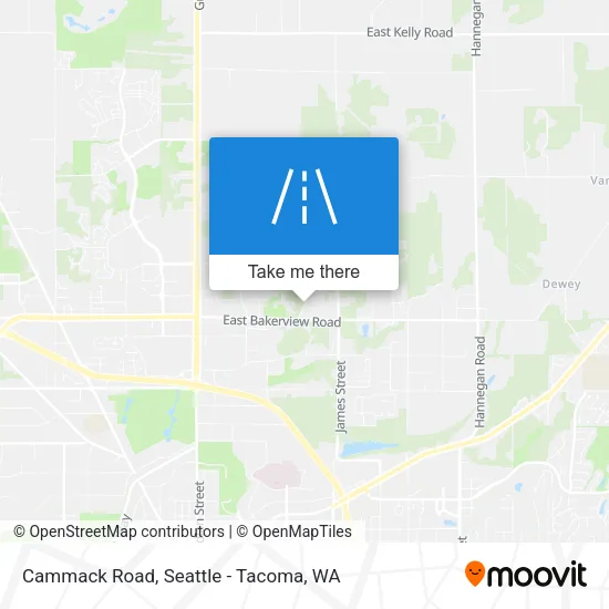 Cammack Road map