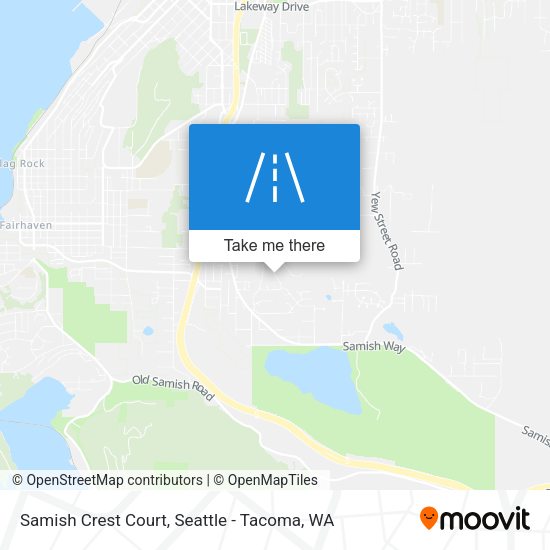 Samish Crest Court map
