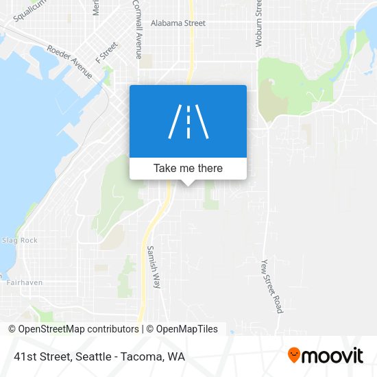 41st Street map