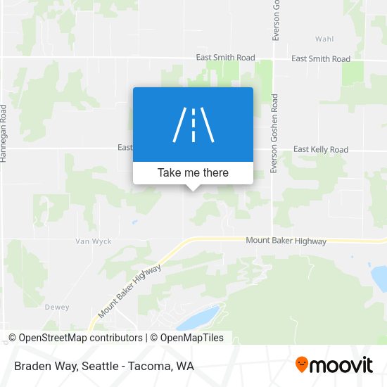 Mapa de Braden Way