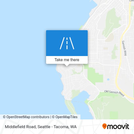 Mapa de Middlefield Road