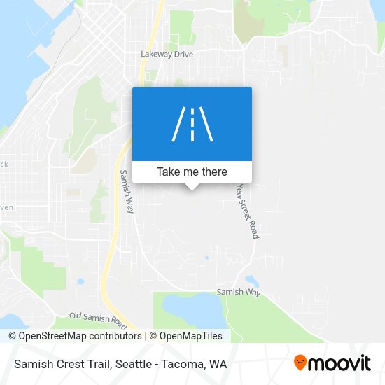 Samish Crest Trail map