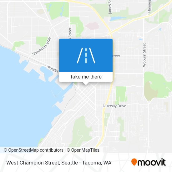 West Champion Street map