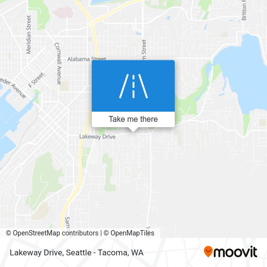 Lakeway Drive map