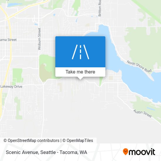 Scenic Avenue map