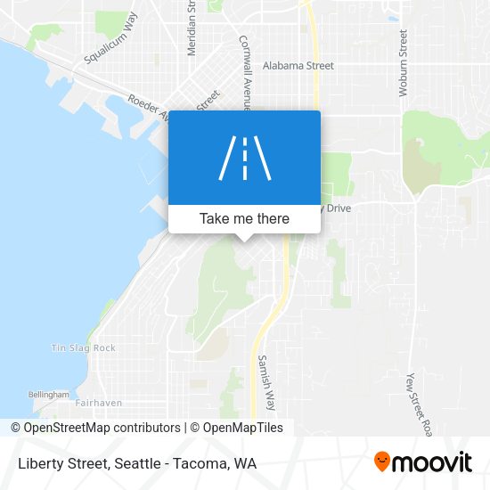 Liberty Street map