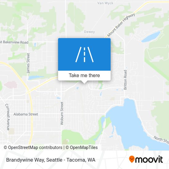 Brandywine Way map