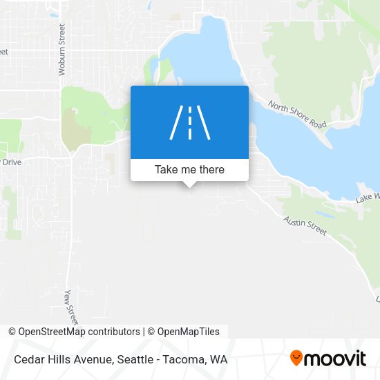 Mapa de Cedar Hills Avenue