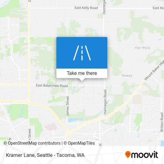 Kramer Lane map