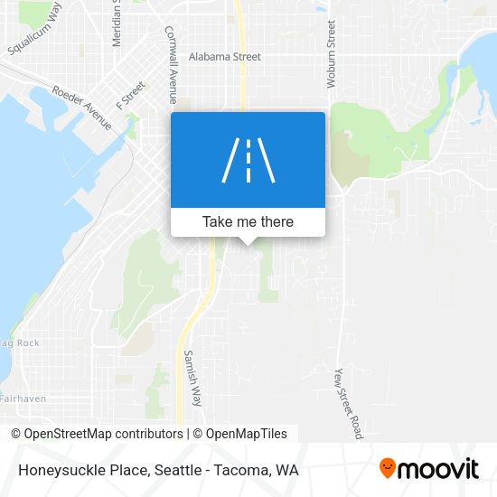 Mapa de Honeysuckle Place